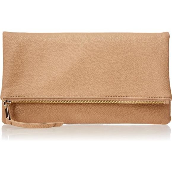 The Drop Zipper Foldover Clutch - Picture 1 of 9